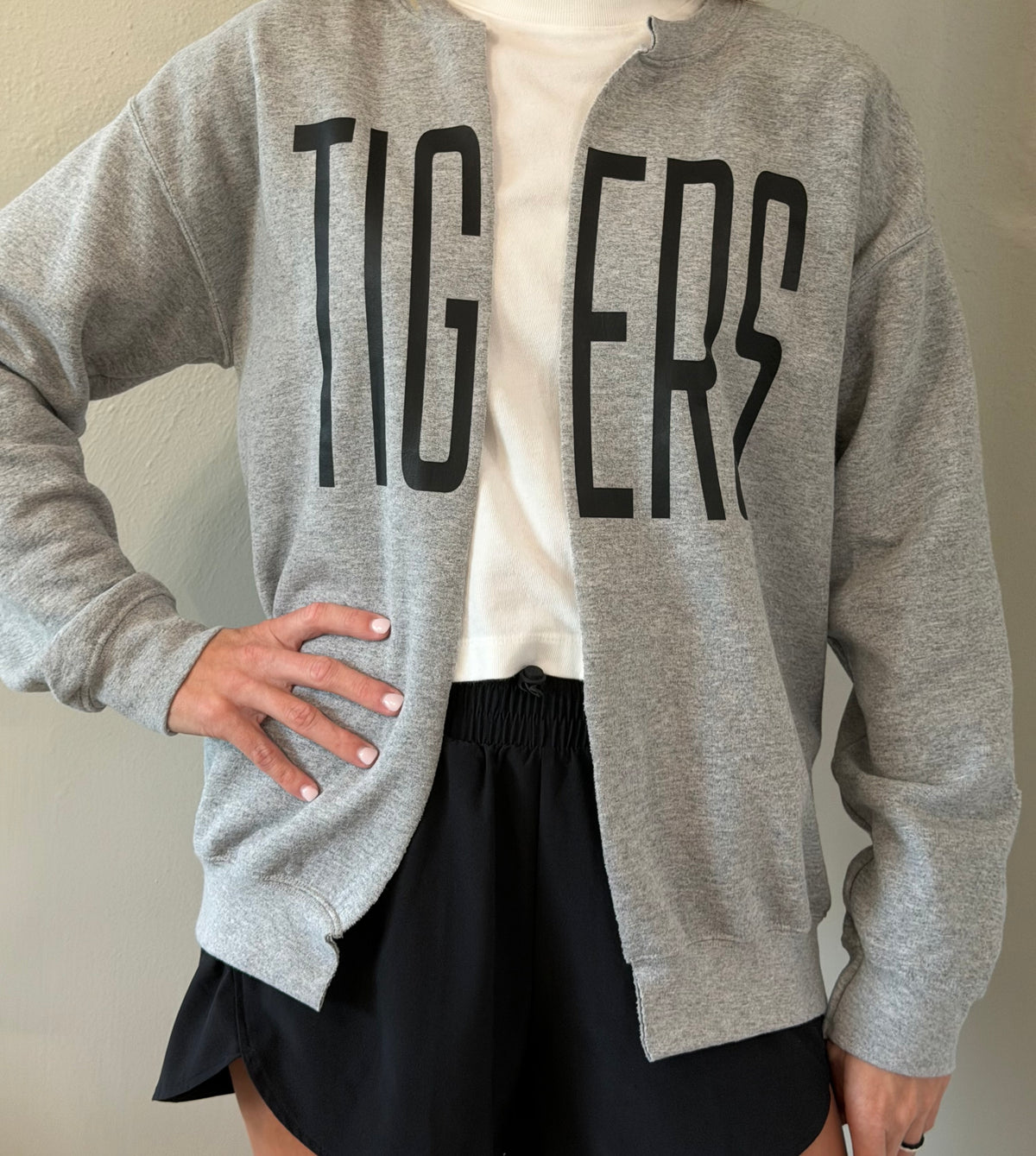 Tigers Split Crewneck
