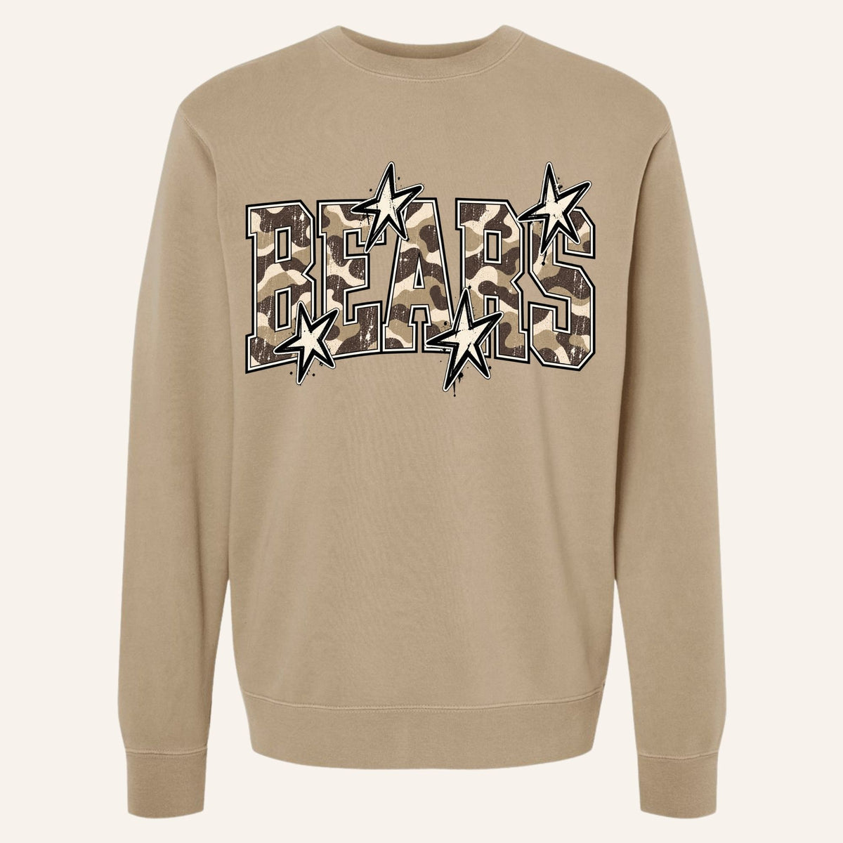 Camo Bears Crewneck