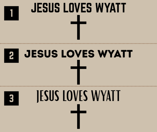 Boy Jesus Loves - Personalized